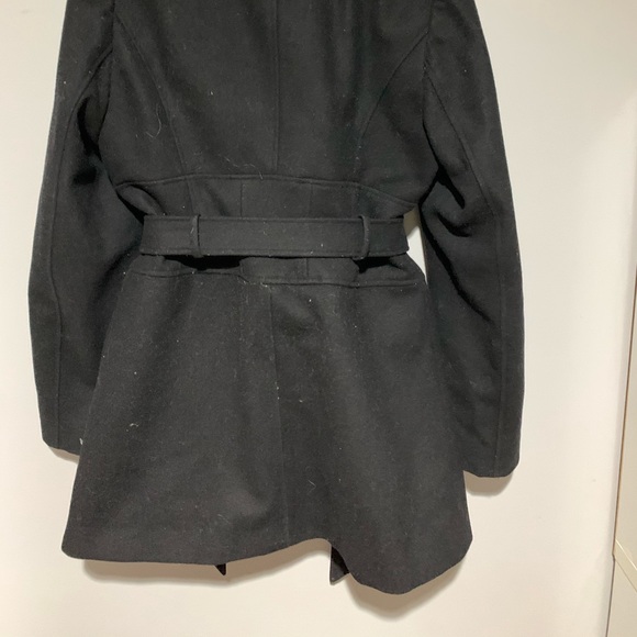 short black pea coat - Picture 2 of 3